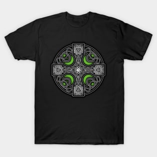 Green Celtic cross T-Shirt